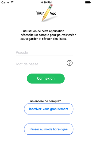 How to cancel & delete Your-Voc: apprendre son vocabulaire facilement from iphone & ipad 4