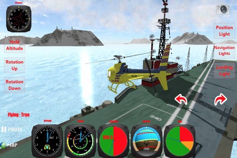 X Helicopter Flight 3D Pro screenshot 3