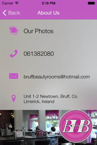 Bruff Hair and Beauty Rooms screenshot 2