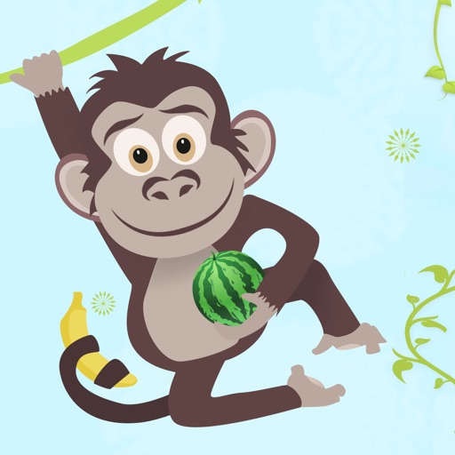 Crazy Monkey Fruit Blast Island - best bubble matching game iOS App