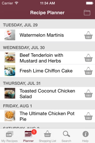 What's for Dinner? Recipe Cookbook and Shopping List screenshot 4