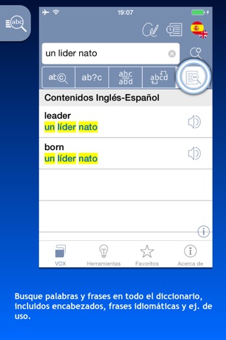Diccionario School English-Spanish/Español-Inglés VOX screenshot 2