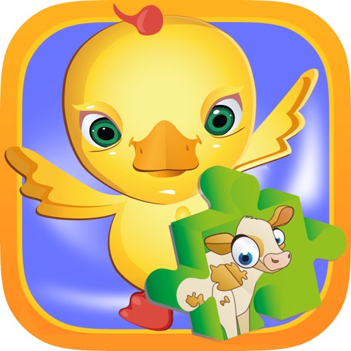 ABC & Animals Puzzle Fun - free alphabet learning app (for Kids & Toddlers) Icon