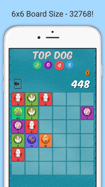 Top Dog 2048 - Multiple Board Sizes and Multiplayer Support screenshot-3