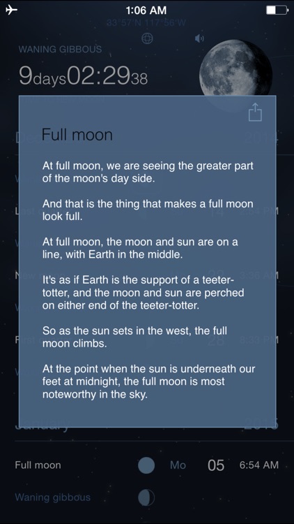 Moon Phases Deluxe - Full and New Moon Calendar