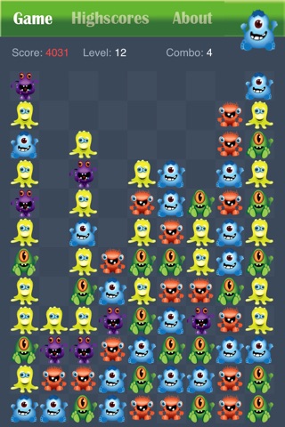 Monster Party Popping Puzzle Game - Halloween edition screenshot 3