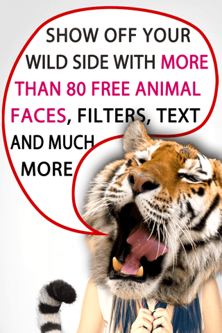 My Animal Face Blender – Show off your wild side by adding animal faces and tails to your pictures (perfect for selfies) screenshot 2