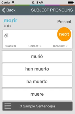 Game screenshot Spanish Verb Coach - Learn Subject Pronouns and Practice Verb Conjugations hack