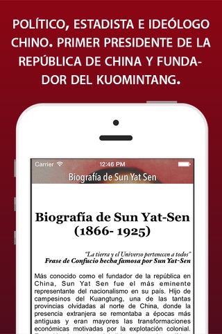 Biografía de Sun Yat-Sen screenshot 2