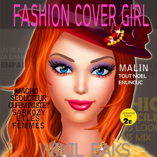 Fashion cover girl Icon