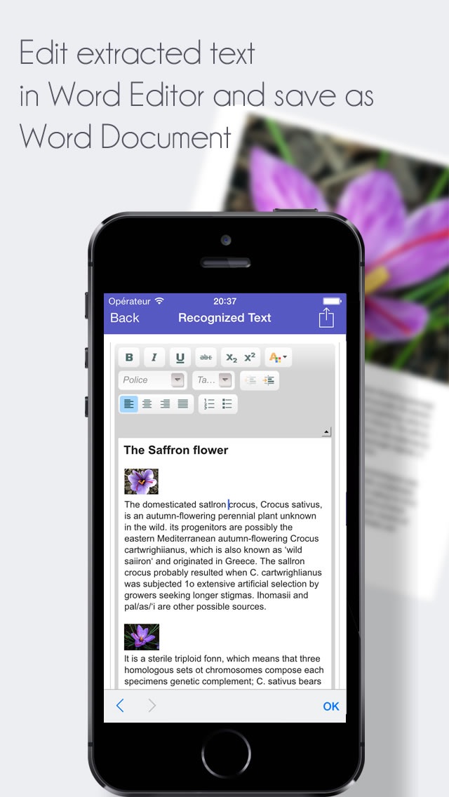 TextExtractor Scanner - Scan PDF and Extract Text as Word Documents Screenshot 3