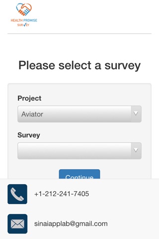 HealthPROMISE Survey screenshot 2