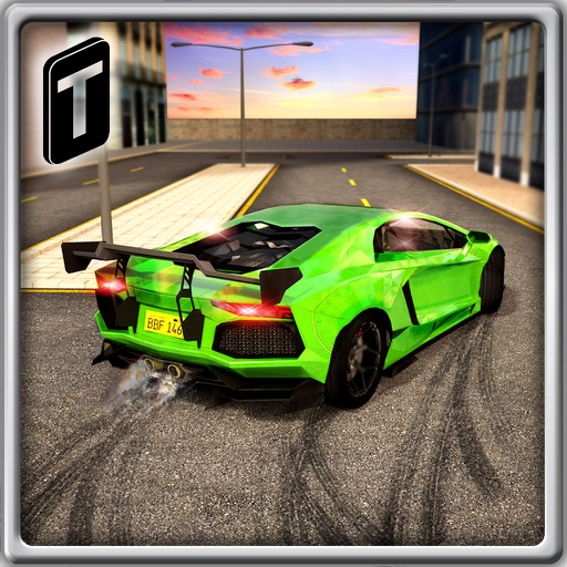 Furious Car Driver 3D Icon