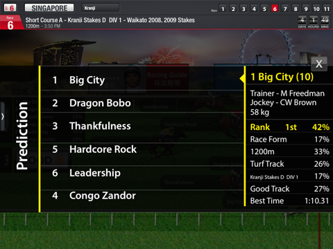 Racing Guide Fast Form Predictor for iPad screenshot 2
