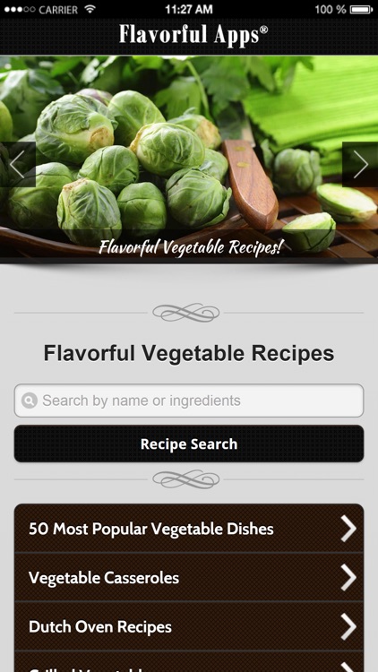 Vegetable Recipes from Flavorful Apps®