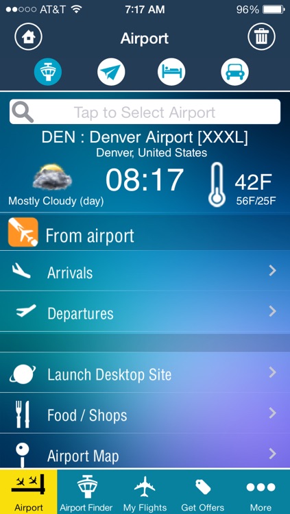 Denver Airport (DEN) Flight Tracker radar