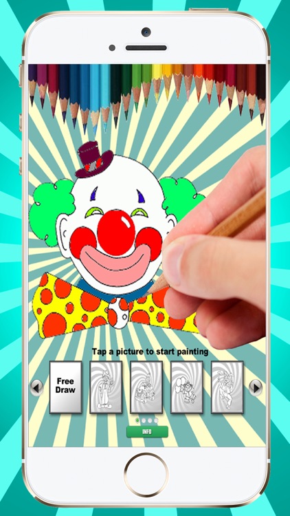 Coloring Book Clown