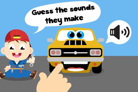 Baby Tommy Cars Cartoon - Cars, trains and plane puzzles for boys screenshot 3