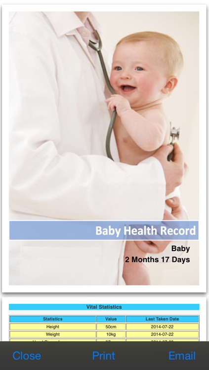 Baby Health Record screenshot-3