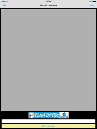 Captura de Pantalla 1 Elm327 WiFi Terminal OBD iphone