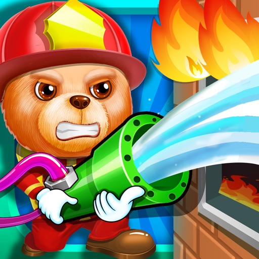 Fireman Hero - Animal Rescue & Fire House Kids Games iOS App