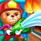 Fireman Hero - Animal Rescue & Fire House Kids Games