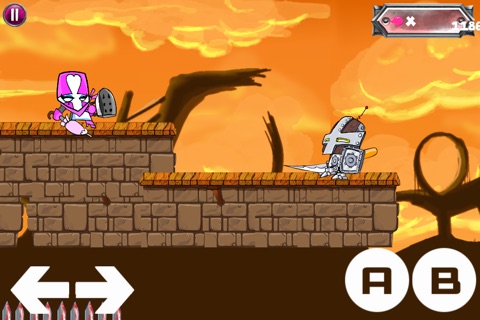 A Pink Knight vs Bionic Heroes screenshot 2