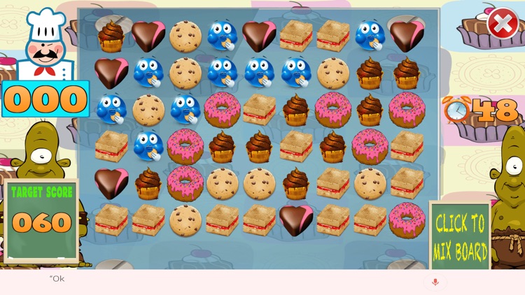 Cookie Munchkin Puzzle - A Cakes Matching Game