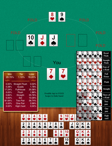 Texas holdem poker free app