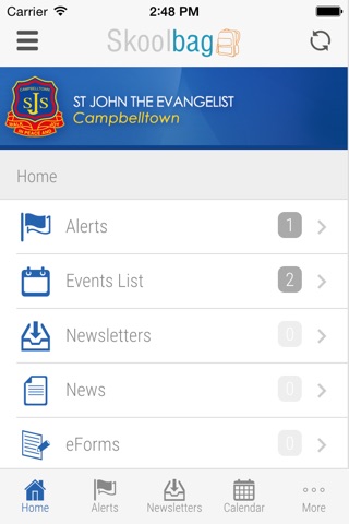 St John the Evangelist Campbelltown - Skoolbag screenshot 3