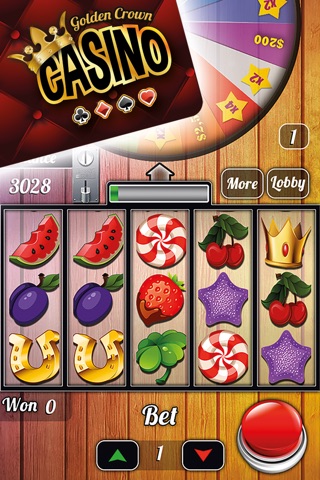 Gold Crown Casino : Complete casino experience with 5 Vegas style games, bonuses and more screenshot 3
