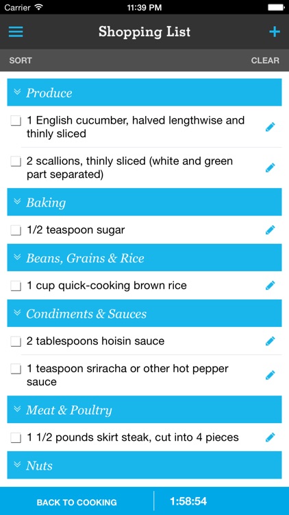 Recipe, Menu & Cooking Planner