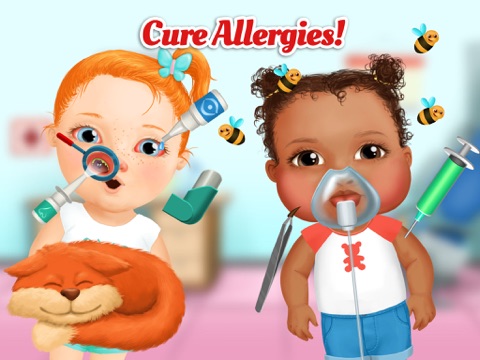 Sweet Baby Girl Kids Hospital 2 – Allergy Emergency, Broken Leg, Dentist Office and Ear Doctor для iPad