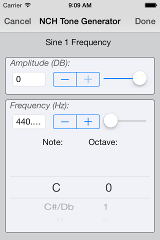 ToneGen Audio Tone Generator screenshot 3