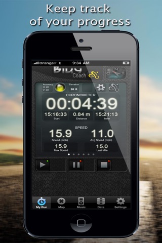 Biky Coach - Sport GPS Biking / Cycling / Bike / Racer - Free Edition screenshot 2