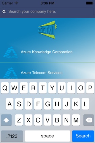 Azure Zoomi screenshot 2