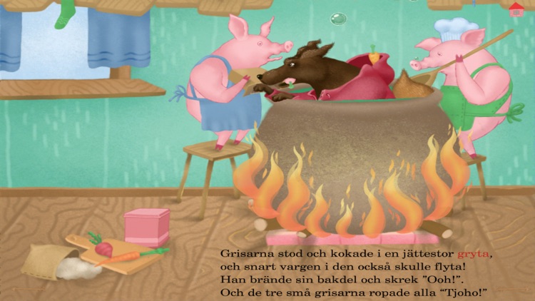 Tre Små Grisar - En interaktiv barnbok screenshot-4