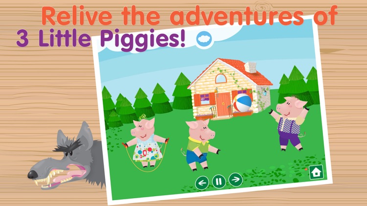 The Three Little Pigs - Interactive bedtime story book