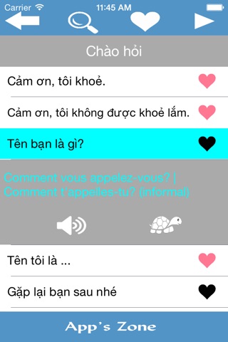French - Vietnamese Học Tiếng Pháp giao tiếp trong các tình huống và ngữ cảnh cụ thể screenshot 2