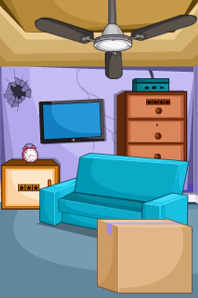 Escape Game-Unfixed Living Room screenshot 2