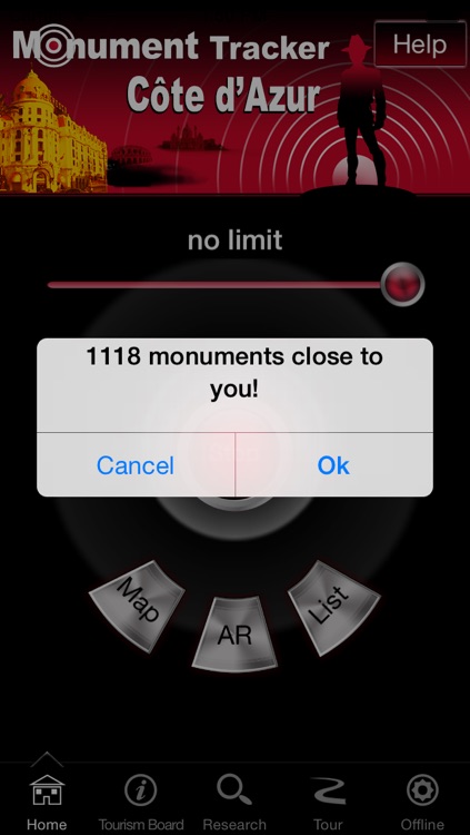 Côte d’Azur Monument Tracker