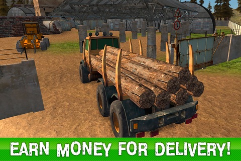 Timber Truck Driving Simulator 3D Full screenshot 3