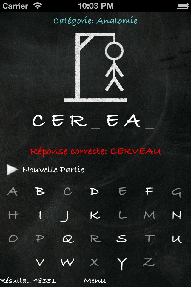 Le Pendu (Français) screenshot 3