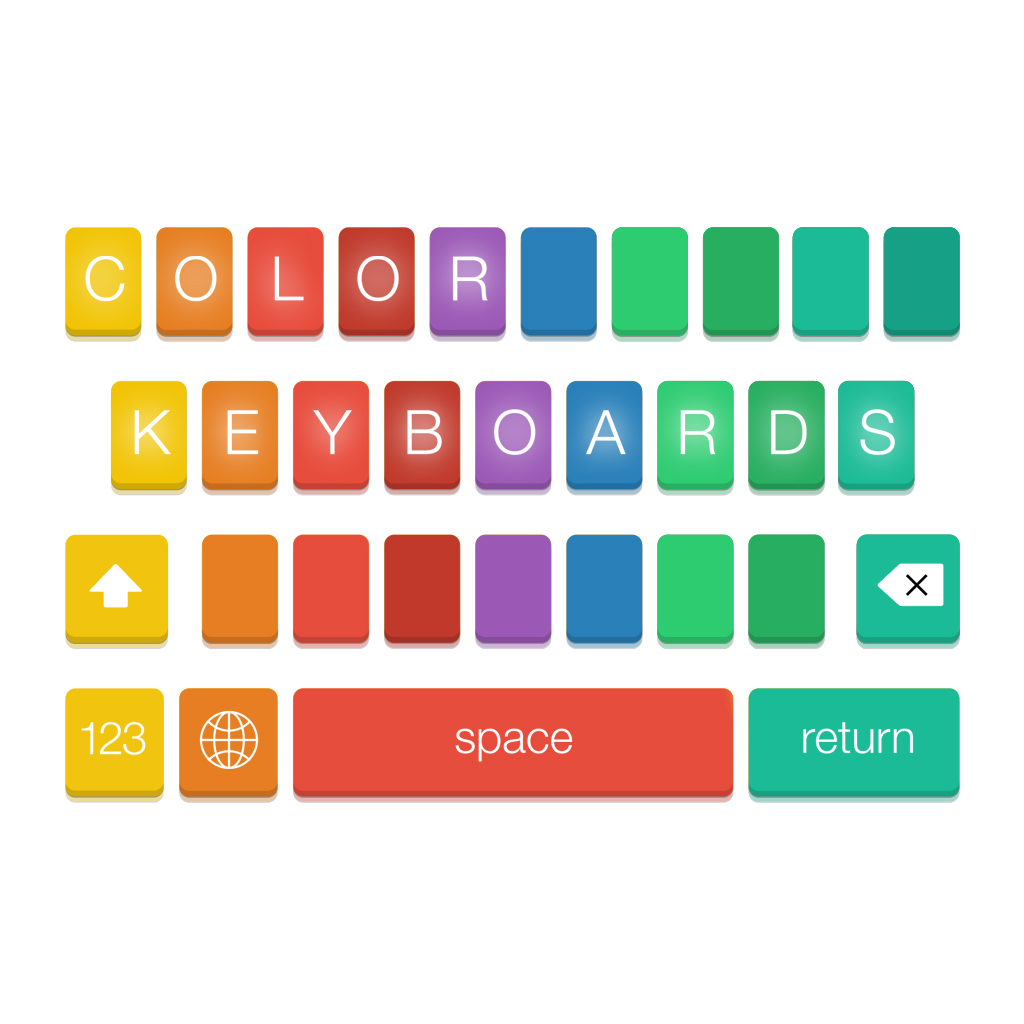 Color Keyboards for iOS 8! App Icon