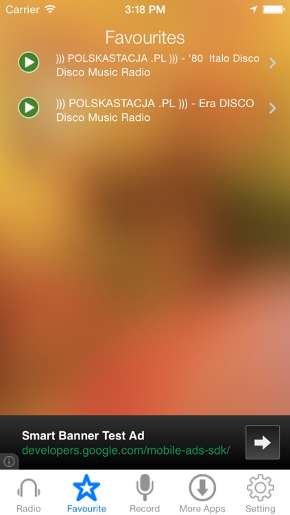 Disco Music Radio Recorder