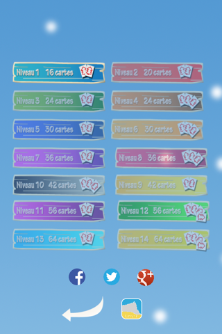 pitchou Memo :  card game screenshot 2