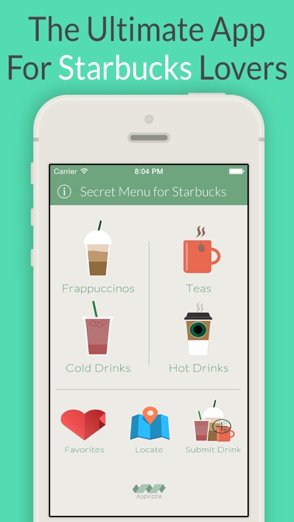 Secret Menu for Starbucks