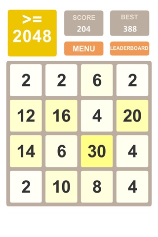 I'm not 2048 screenshot 4