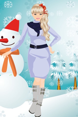 Winter Fashion Dress Up game screenshot 2