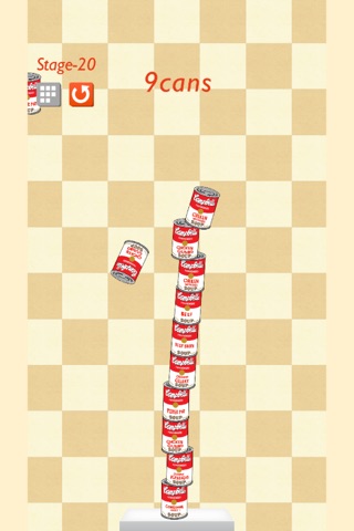 Stack soup cans screenshot 2
